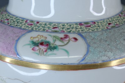 Lot 2137 - A pair of large Chinese famille rose “figural”...