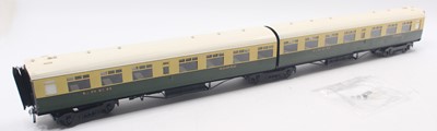 Lot 230 - WayOH 0 gauge kit built LNER tourist stock...