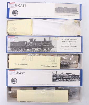 Lot 517 - Three 00 gauge unmade kits to include a...