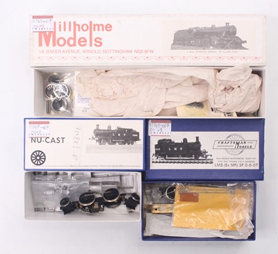 Lot 536 - Three 00 gauge unmade kits to include a...