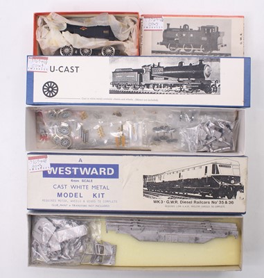 Lot 534 - Three 00 gauge unmade kits to include a K's...