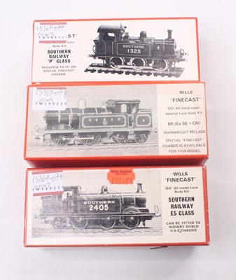 Lot 525 - Three 00 gauge unmade kits to include a...