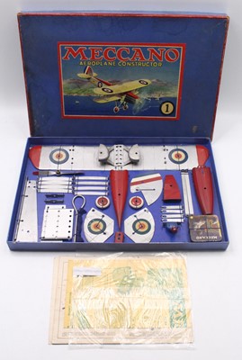 Lot 617 - Meccano Aeroplane Constructor No.1, Circa 1932,...