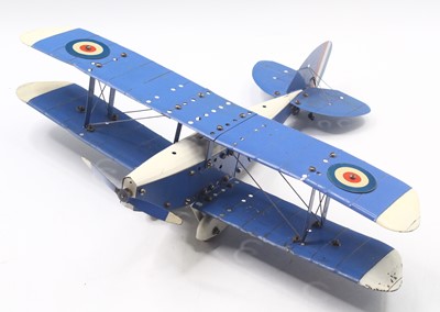 Lot 631 - Meccano Aeroplane Constructor Model, made up...