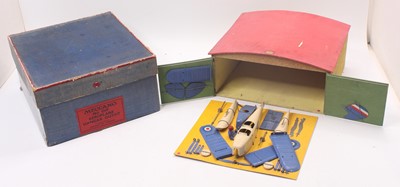 Lot 627 - Meccano No."01P" Aeroplane Hanger Outfit. This...