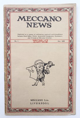 Lot 658 - Original copy of No.1 November 1920 Meccano...
