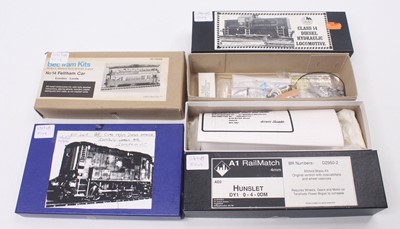 Lot 547 - Four 00 gauge unmade kits, including a class...