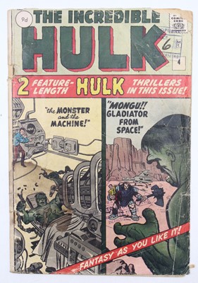 Lot 1706 - Marvel Comics The Incredible Hulk (1962) issue...