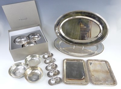 Lot 1127 - A collection of 20th century Christofle silver...