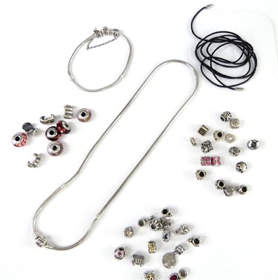 Lot 2597 - A collection of Pandora costume jewellery,...