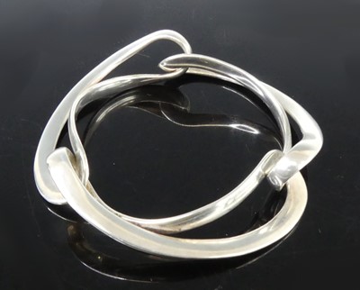 Lot 2695 - Regitze Overgaard for Georg Jensen - a silver...