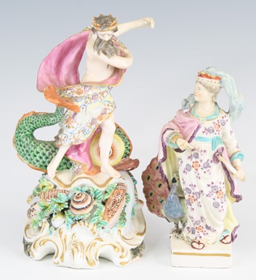 Lot 1047 - A Derby porcelain figure, circa 1770, modelled...