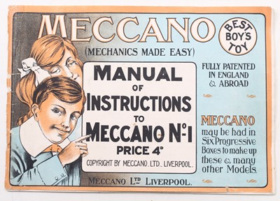 Lot 708 - Meccano (Mechanics made easy) Manual of...