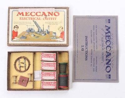 Lot 699 - Meccano Outfit No.1 Electrical Outfit with a...