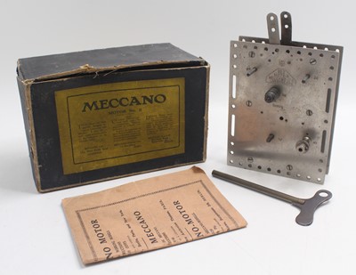 Lot 693 - Meccano No.2 clockwork motor produced by...