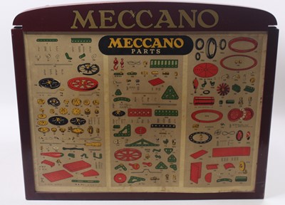 Lot 670 - Meccano 6-drawer Dealer Display Cabinet in...