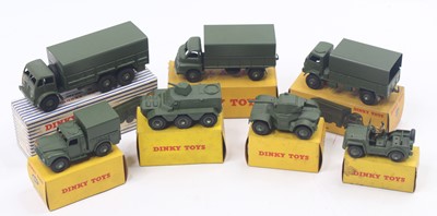 Lot 1521 - Dinky Toys group of seven to include a 622...