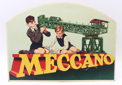 Lot 701 - Original 1960s Meccano Shop Display Card,...