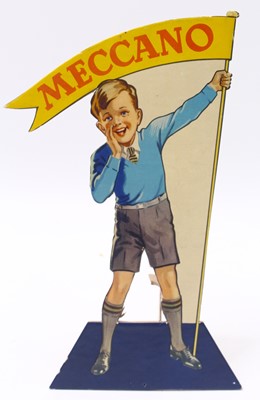 Lot 711 - Meccano Shop Display Show Card The "MECCANO"...