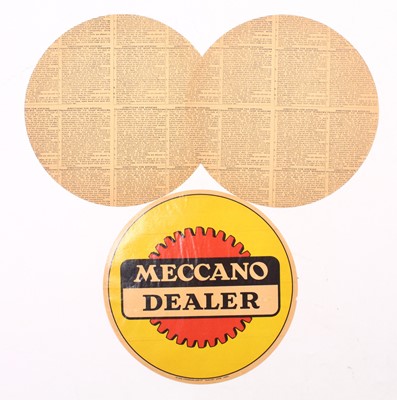Lot 702 - Original Meccano Dealer Window Paper Sign,...