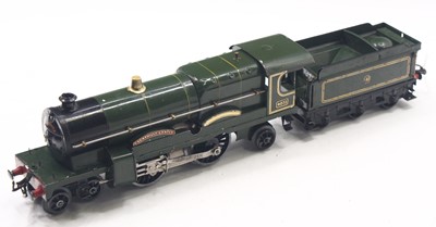 Lot 131 - 1933-6 Hornby No.3C clockwork 4-4-2 loco &...
