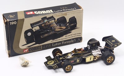 Lot 1196 - A Corgi Toys No. 190 JPS Lotus F1 race car,...