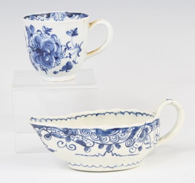 Lot 1040 - A Bow porcelain coffee can, circa 1770,...
