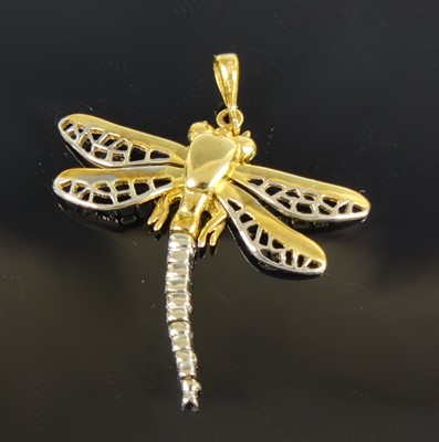 Lot 2613 - A contemporary 9ct yellow and white gold...