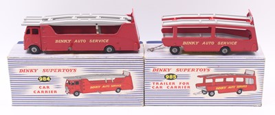 Lot 1307 - Dinky Toys Boxed 984 Car Carrier and 985...