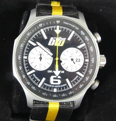Lot 2663 - A Vostok Europe BW Rallye steel cased...