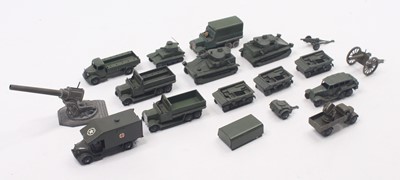 Lot 1536 - Dinky Toys group of 15 pre war and later loose...