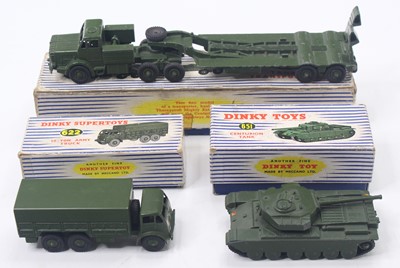 Lot 1428 - Dinky Toys group of 3 Military Diecasts to...