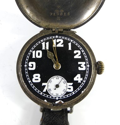 Lot 2740 - A First World War period Rolex trench watch,...