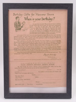Lot 1558 - Original dated 1924 "Birthday Gifts" flyer...