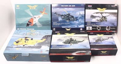 Lot 832 - Six Corgi Aviation Archive Helicopters,...