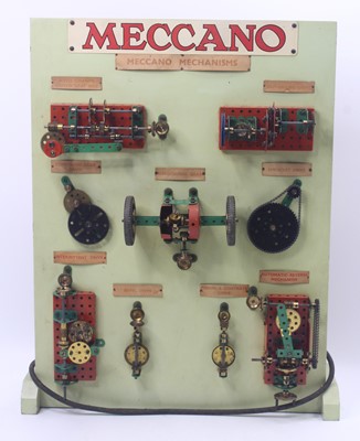 Lot 1573 - Meccano display model Mechanism Board. 1950's...