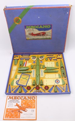Lot 1579 - Meccano Aeroplane Constructor Outfit 2s, rare...