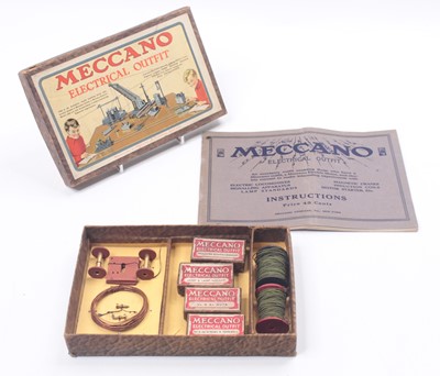 Lot 1587 - Meccano Outfit No.1 Electrical Outfit with a...