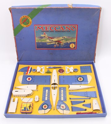 Lot 1589 - Meccano No.1 Aeroplane Constructor Outfit,...