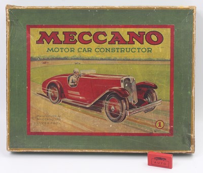 Lot 1590 - Original Meccano Motor Car Constructor No.1...