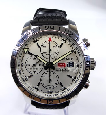 Lot 2756 - A Chopard Mille-Miglia gent's GMT steel cased...