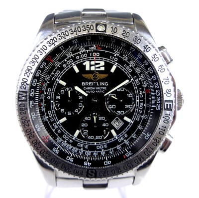 Lot 2788 - A Breitling gent's stainless steel B-2...