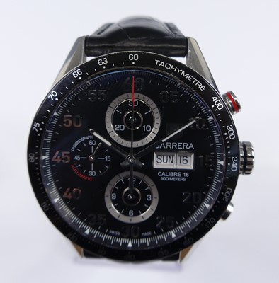 Lot 2793 - A Tag Heuer Carerra gent's stainless steel...