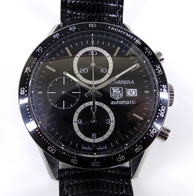 Lot 1221 - A Tag Heuer Carrera Chronograph gent's...
