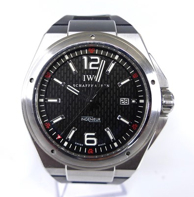 Lot 2801 - An IWC Ingenieur Mission Earth gent's steel...
