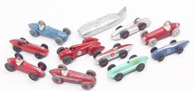 Lot 1443 - Dinky Toys group of 11 loose and playworn...