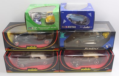 Lot 883 - Solido/Revell 1/18scale group of 6 Modern...