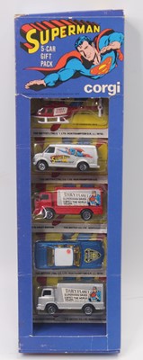 Lot 1201 - Corgi Juniors Superman 5-car gift set,...