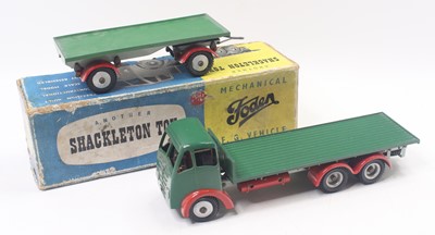 Lot 1909 - Shackleton Foden clockwork 6-wheeled lorry, in...