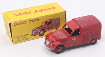Lot 1320 - French Dinky Toys No.25D Citroën 2CV Incendie...